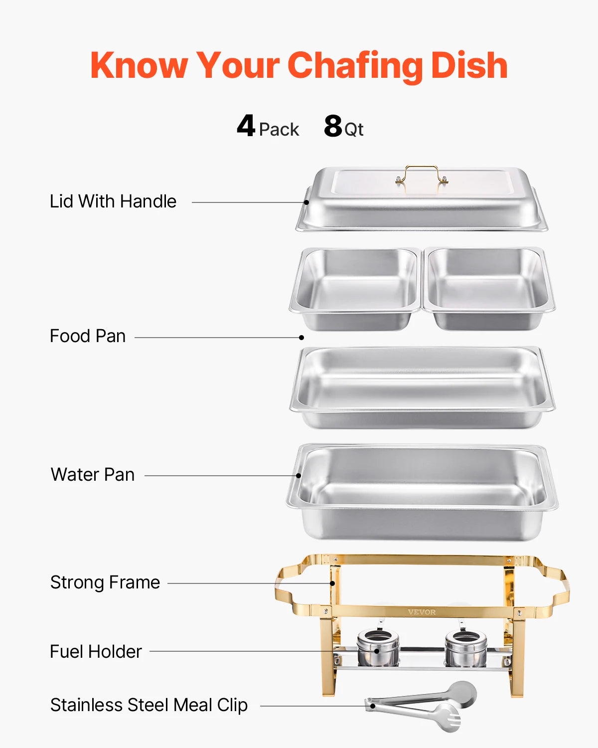 Stainless Steel Chafing Dish Set