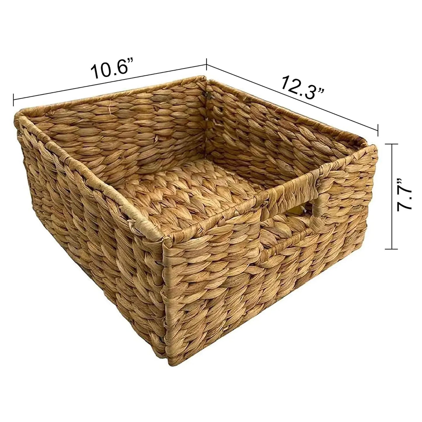 Half Moon Console Table With 6 Baskets