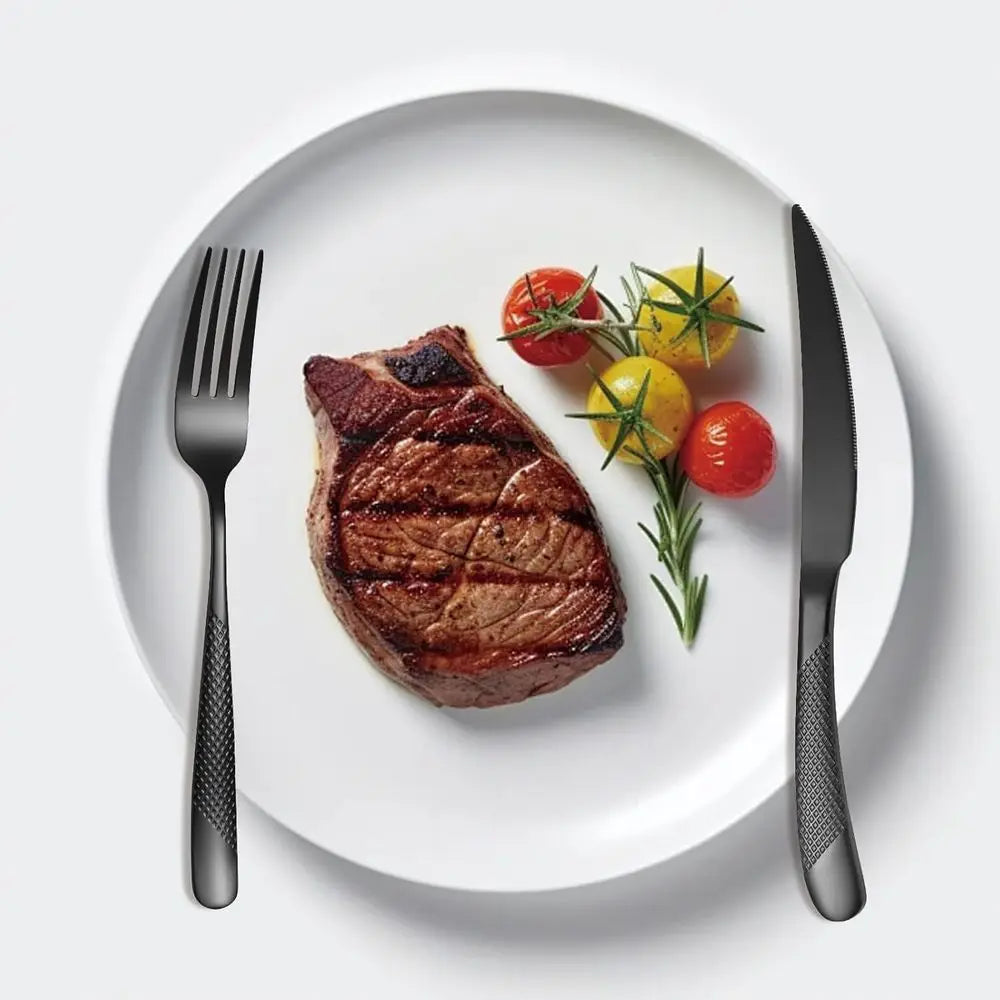 40-Piece Stainless Steel Silverware Set