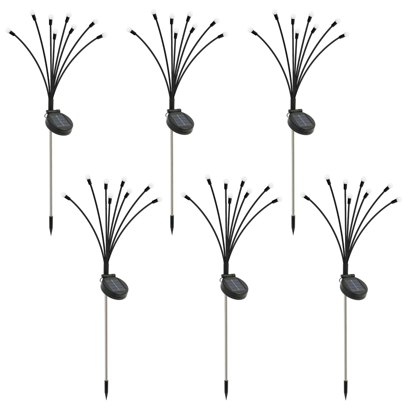 Solar Powered Firefly LED Garden Lights | Waterproof Swaying Landscape Lights