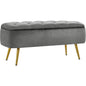 Modern Upholstered Ottoman with Storage