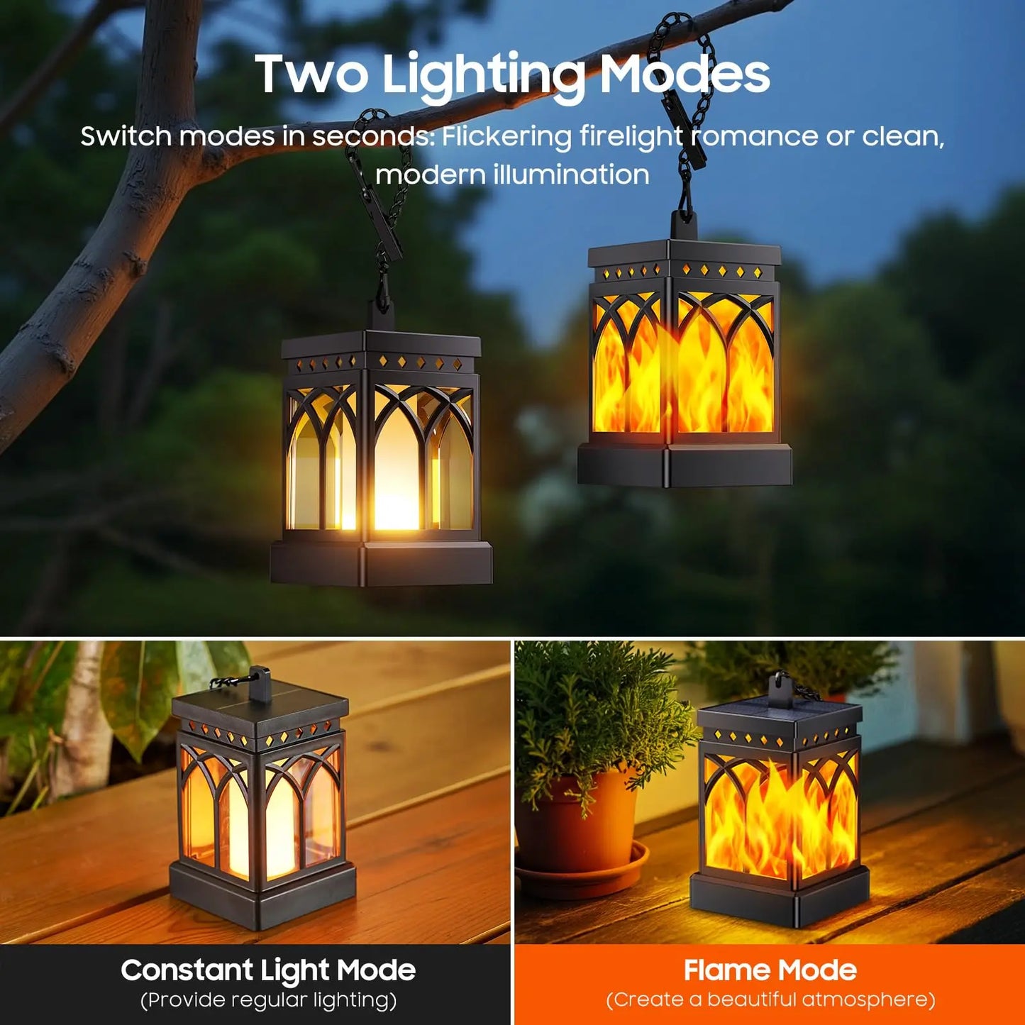 Decorative Hanging Solar Lantern Lights