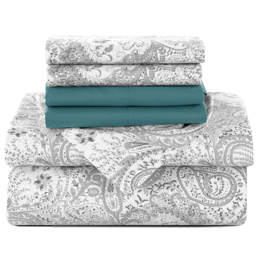 Paisley Sheet Set with Luxurious Soft Microfiber