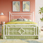 Vintage Victorian Style Wrought Iron Platform Bed