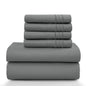 Brushed Microfiber Solid Sheet Set with Deep Pockets