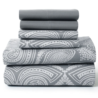 Paisley Sheet Set with Luxurious Soft Microfiber