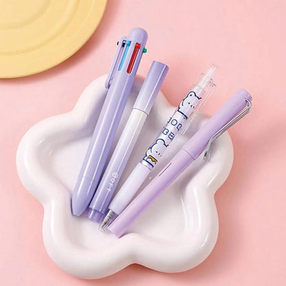 School Supply Kit – Cute Gel Pens, Eraser, Correction Tape & Pencil Pouch