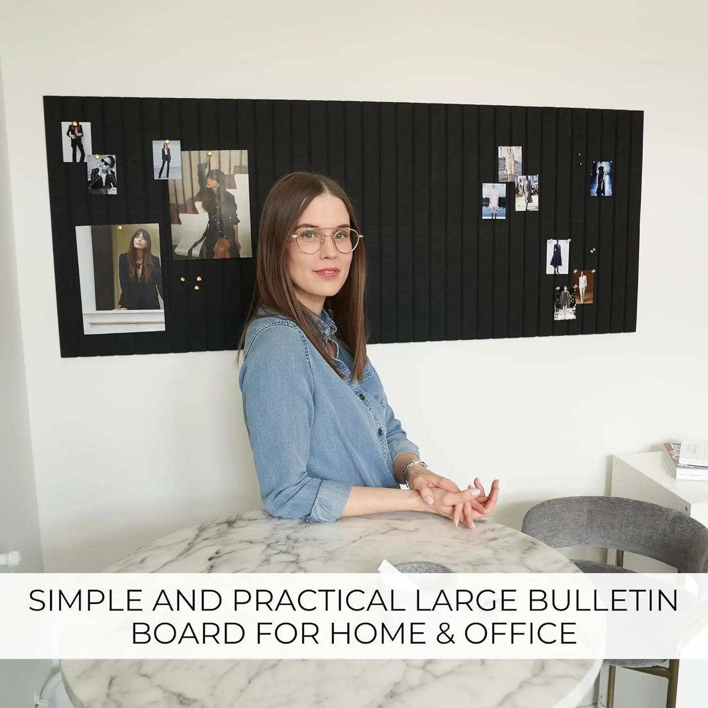 DIY Felt Wall Tiles Bulletin Board | High-Density Decorative Pin Board Panels