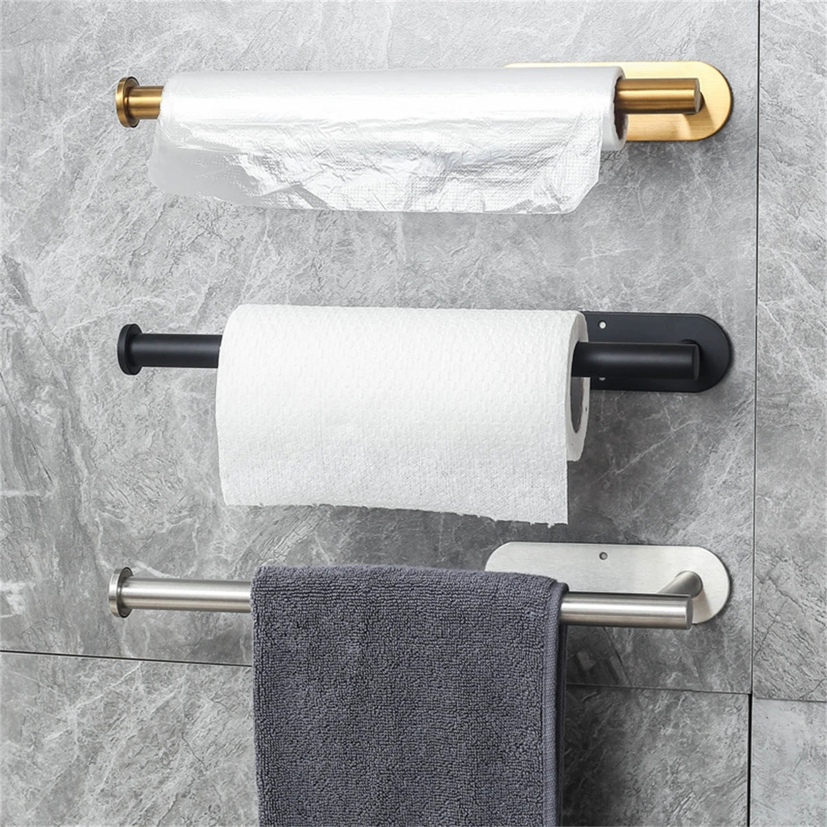 Modern Adhesive Paper Towel Holder