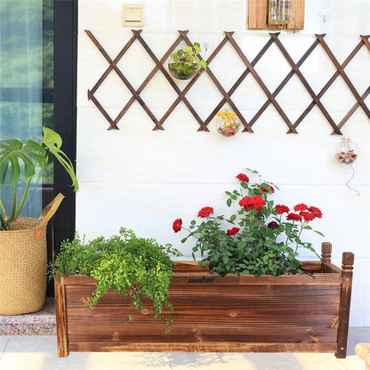 Solid Pine Raised Garden Planter Box