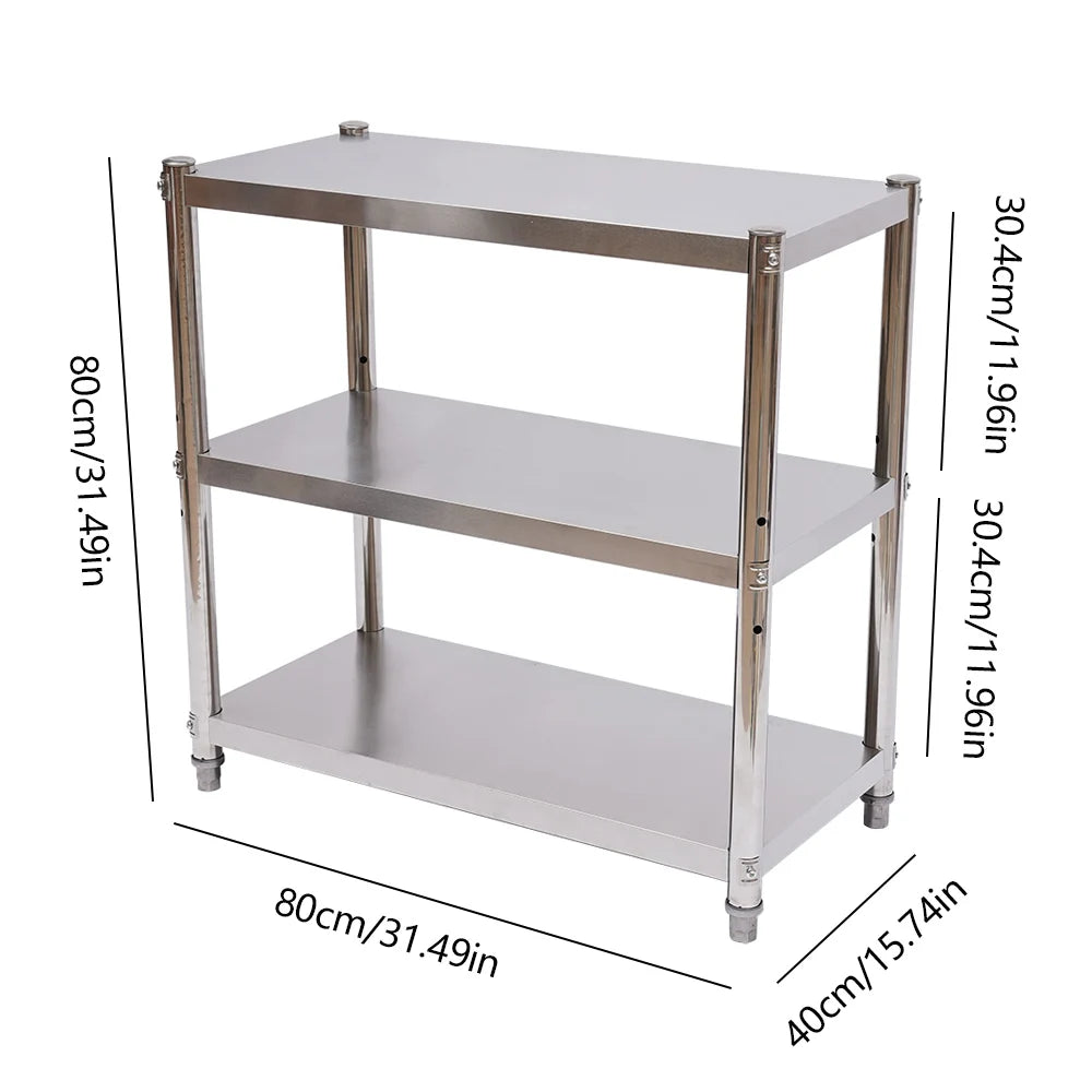 Heavy Duty Shelving, Stainless Steel Storage Rack