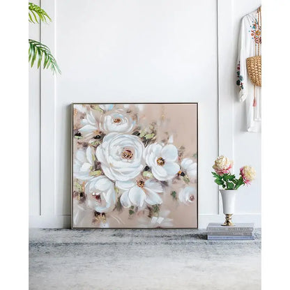 Gorgeous Framed Canvas Floral Print