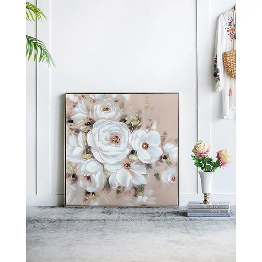 Gorgeous Framed Canvas Floral Print