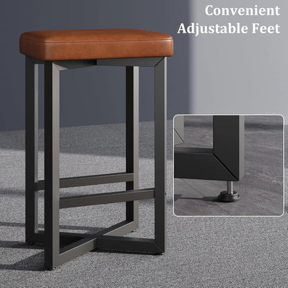 Modern Counter Height Bar Stool Set