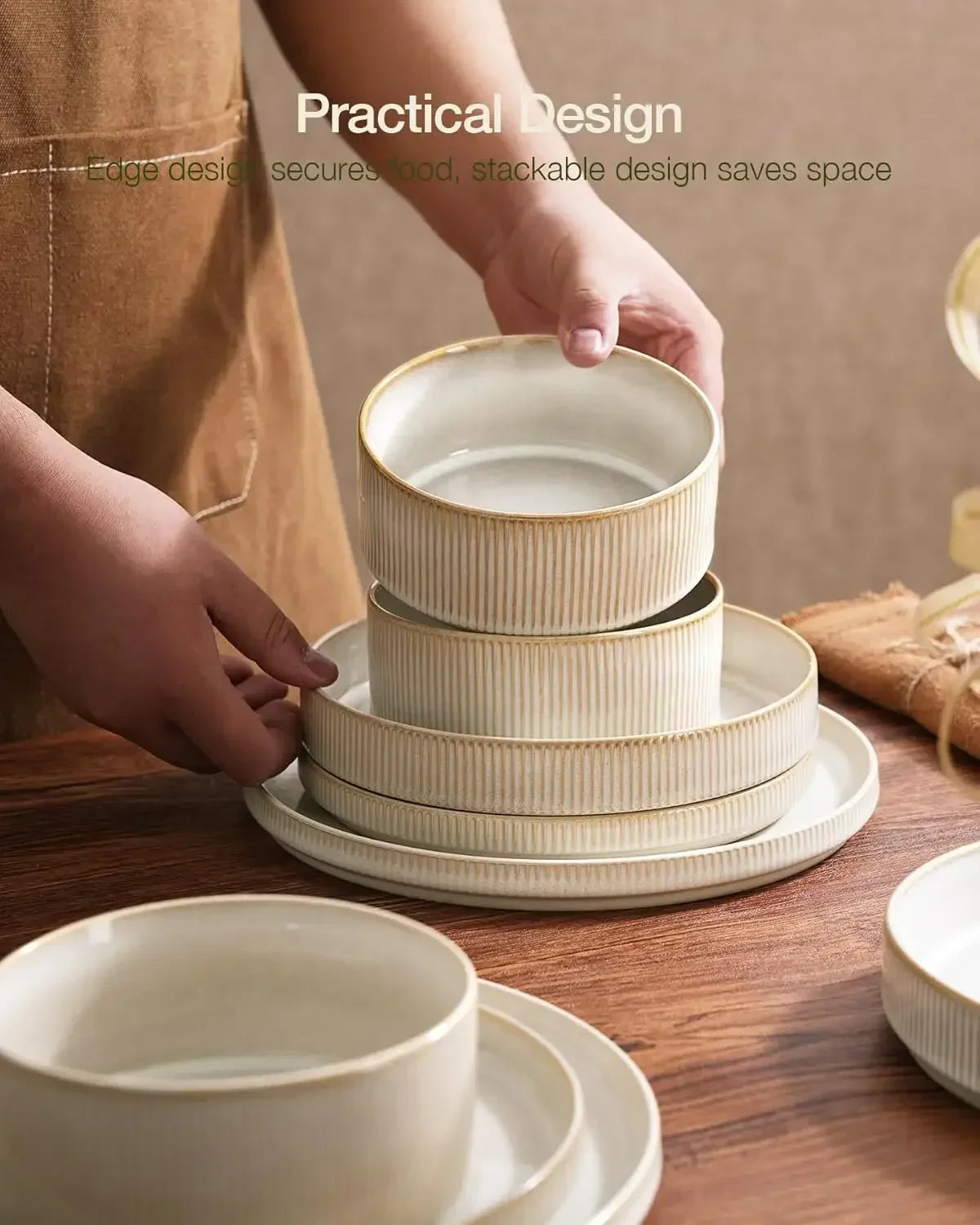 Modern Stoneware Dinnerware Set