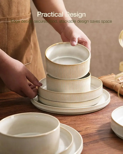 Modern Stoneware Dinnerware Set