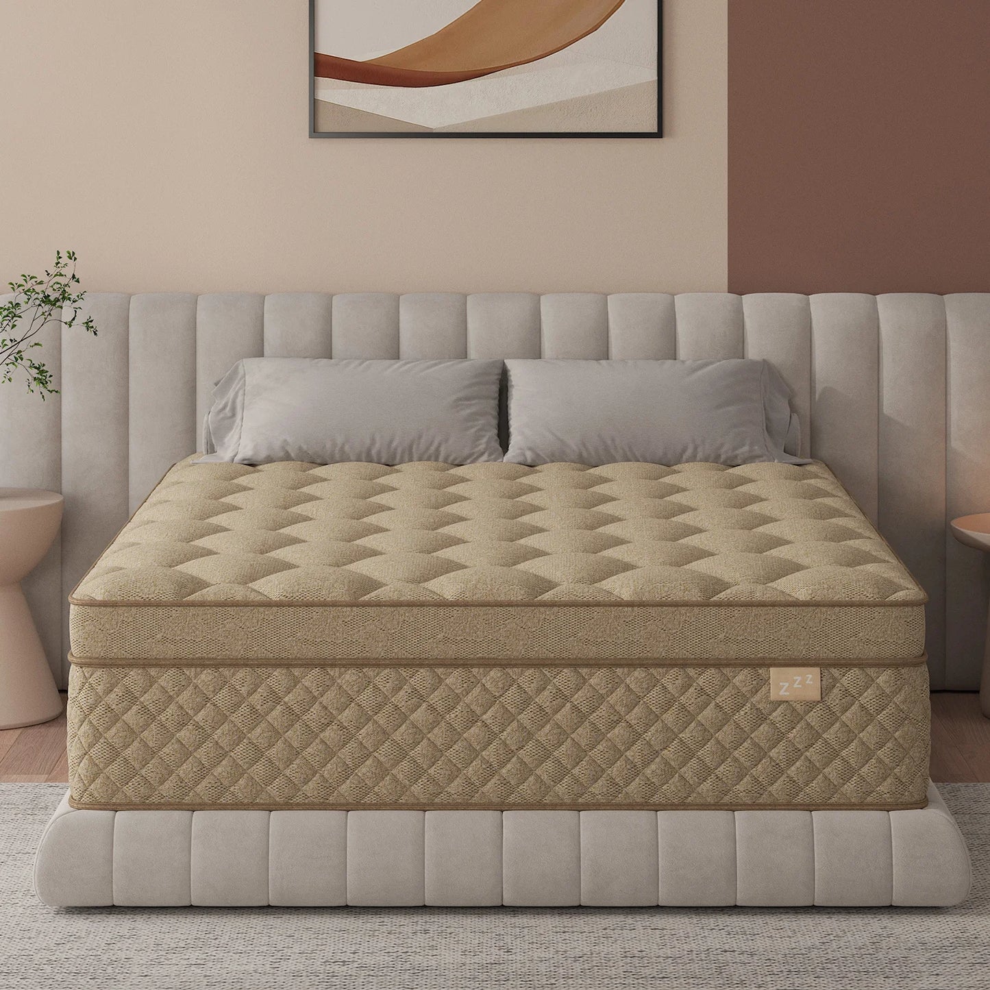 Gel Memory Foam Mattress In A Box, Medium Firm with Motion Isolation
