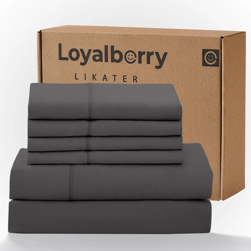 Cool & Soft 4-Piece Microfiber Sheet Set | Deep Pocket Bed Sheets Up to 18"