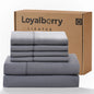 Cool & Soft 4-Piece Microfiber Sheet Set | Deep Pocket Bed Sheets Up to 18"