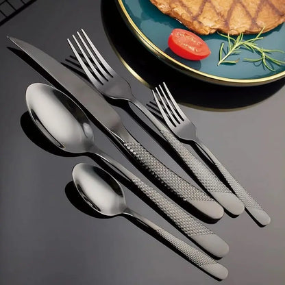40-Piece Stainless Steel Silverware Set