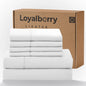 Cool & Soft 4-Piece Microfiber Sheet Set | Deep Pocket Bed Sheets Up to 18"