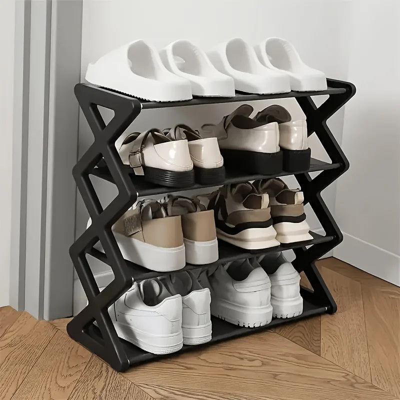 4-Tier Space-Saving Shoe Rack