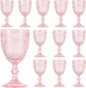Vintage Wine Glasses, Set of 12 Goblets