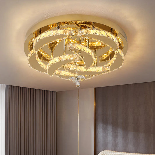 Luxury Gold Crystal Chandelier