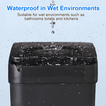 Touchless Bathroom Trash Cans, Set of 2