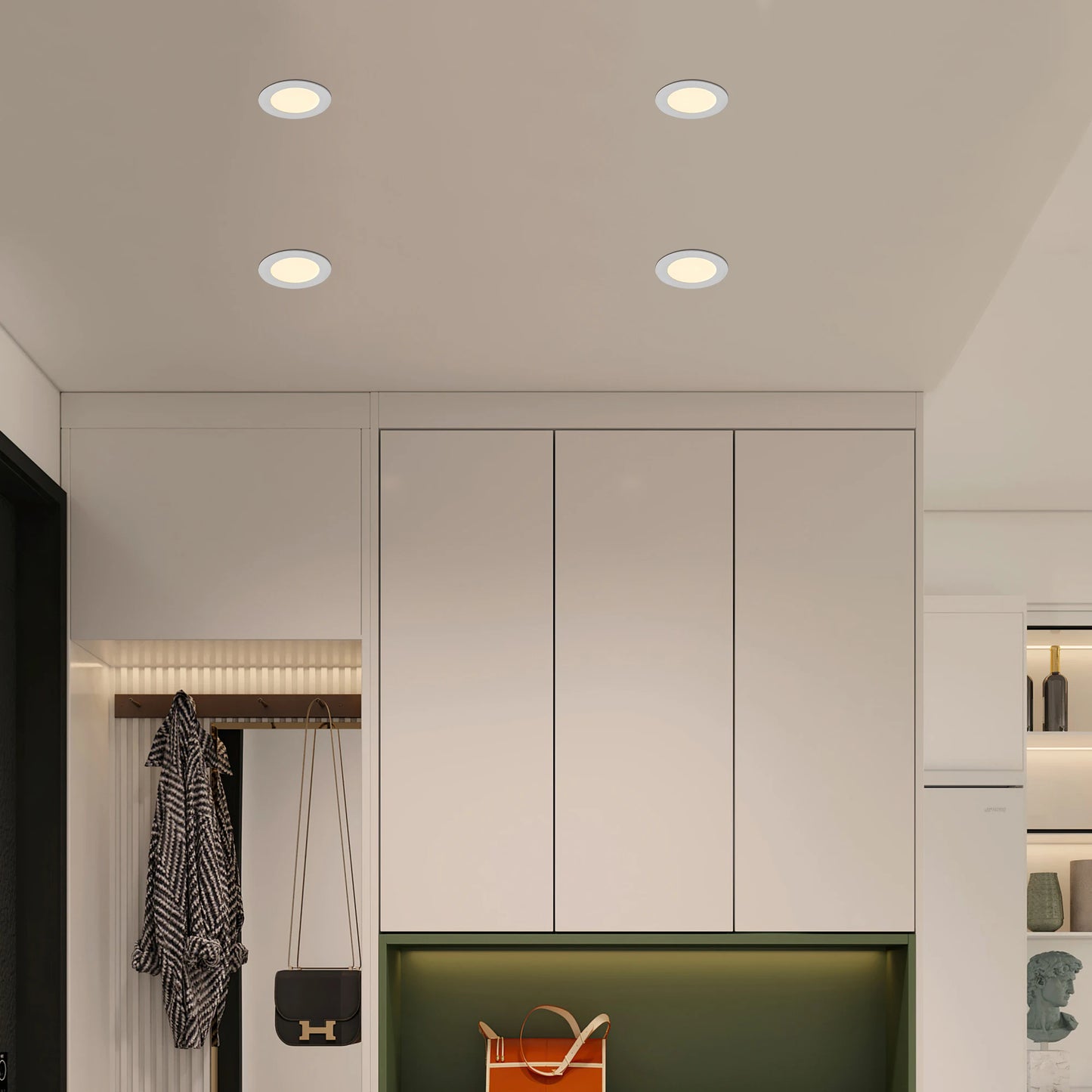 Energy-Efficient & Dimmable Recessed Lights, Pack of 12