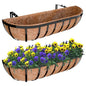 Balcony Flower Boxes with Coco Liner