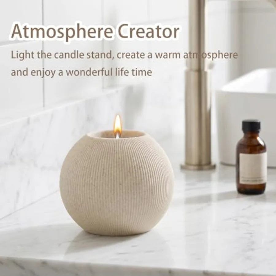 5 PCS Sandstone Look Bathroom Accessory Set