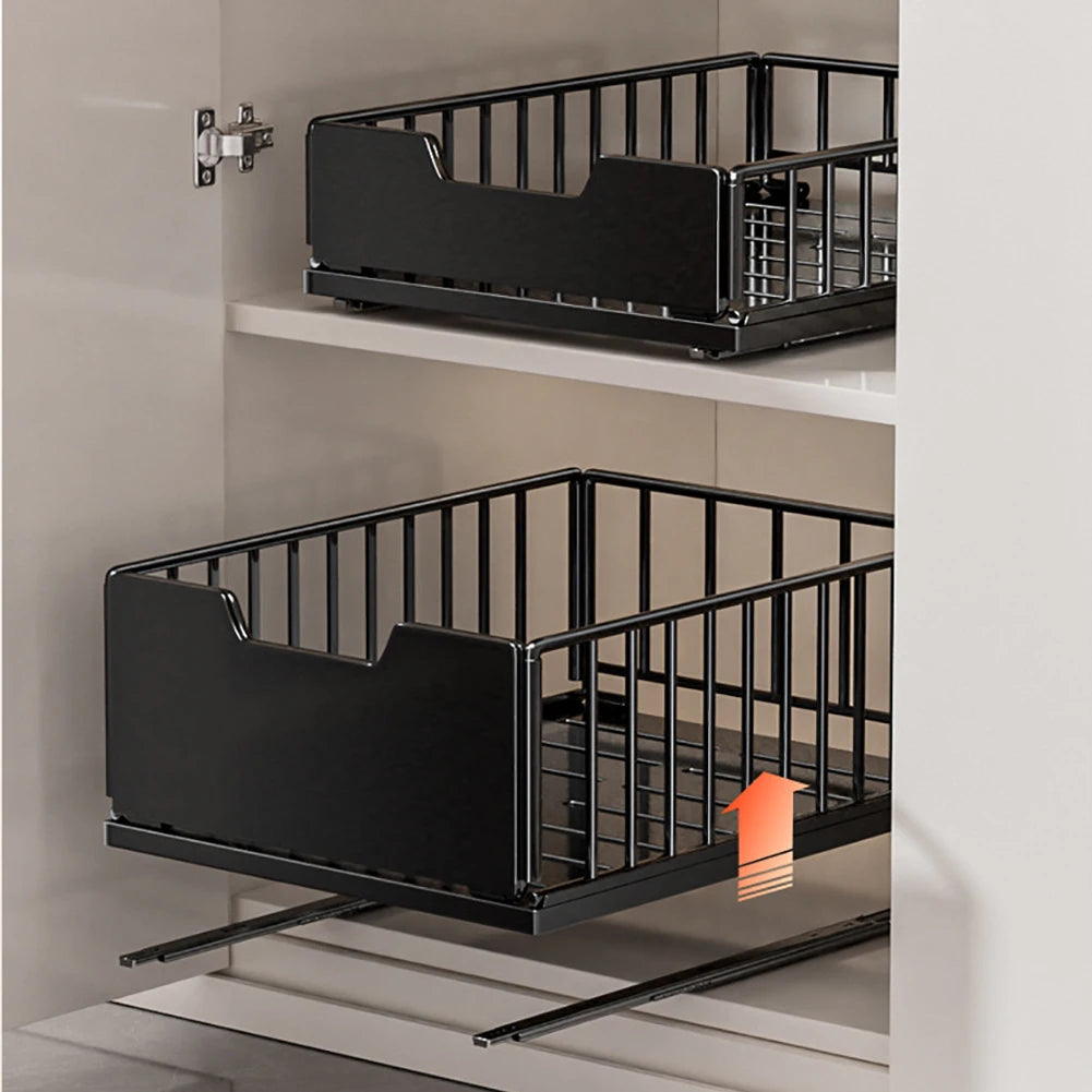 Foldable Slide Out Cabinet Organizer