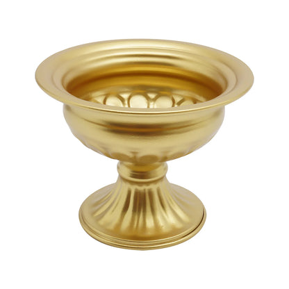 Mini Centerpieces, Set of 10 Gold Trumpet Vases