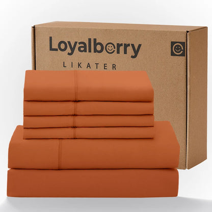 Cool & Soft 4-Piece Microfiber Sheet Set | Deep Pocket Bed Sheets Up to 18"