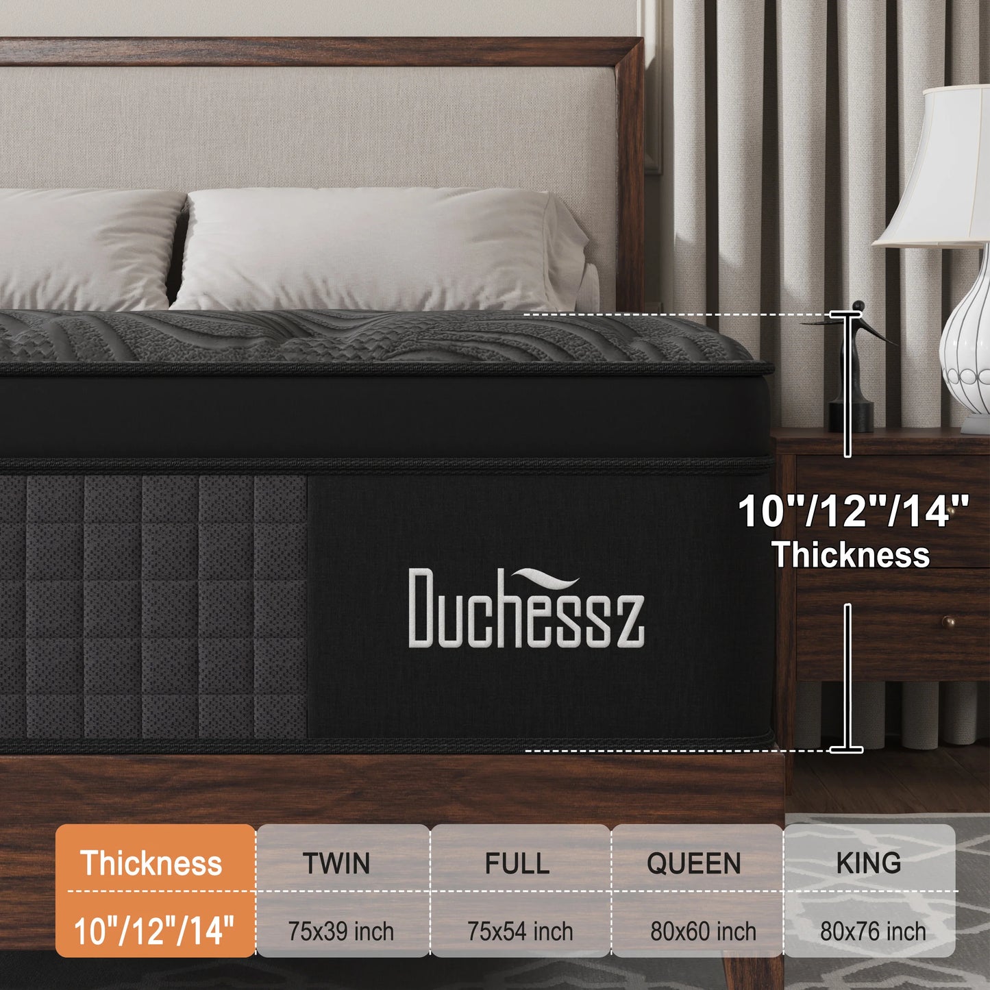 Luxury Hybrid Memory Foam Mattress