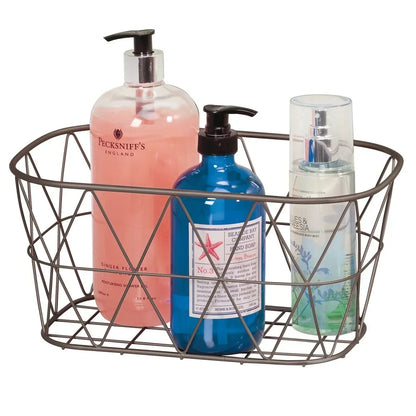 Bronze Wire Storage Basket for Organizing Essentials