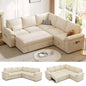 Luxury Modular Sleeper Sofa with Storage