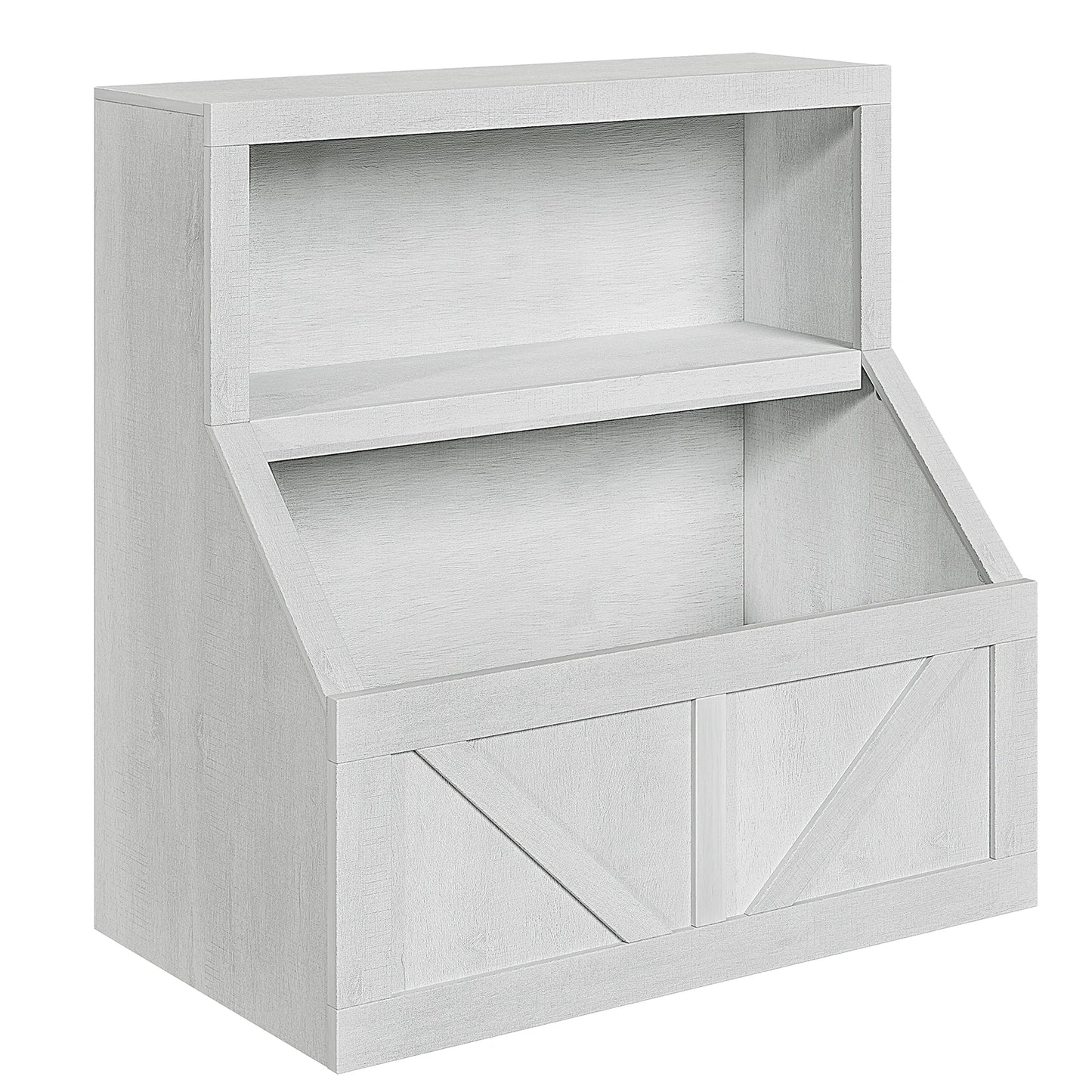 Wooden Kids Bookshelf & Toy Storage Organizer