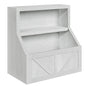 Wooden Kids Bookshelf & Toy Storage Organizer