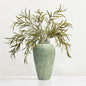 Green Ceramic Farmhouse Table Vase