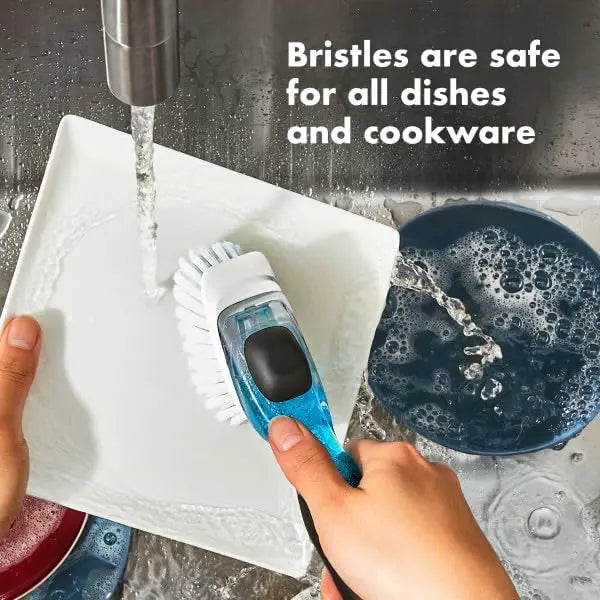 Soap Dispensing Dish Scrub Brush