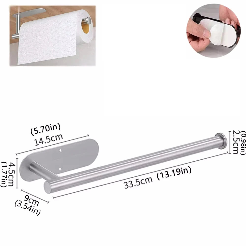Modern Adhesive Paper Towel Holder