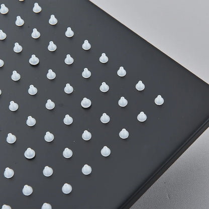 16 Inch LED Rainfall Shower Head | Large Square Brass Ceiling Mount Shower