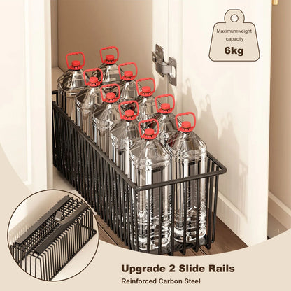 Space Saving Slide-Out Cabinet Organizers