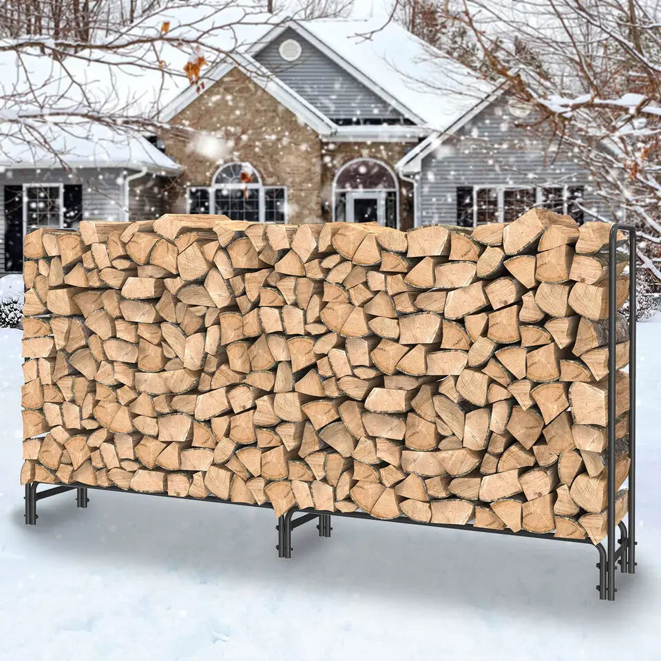 Heavy-Duty Firewood Log Rack