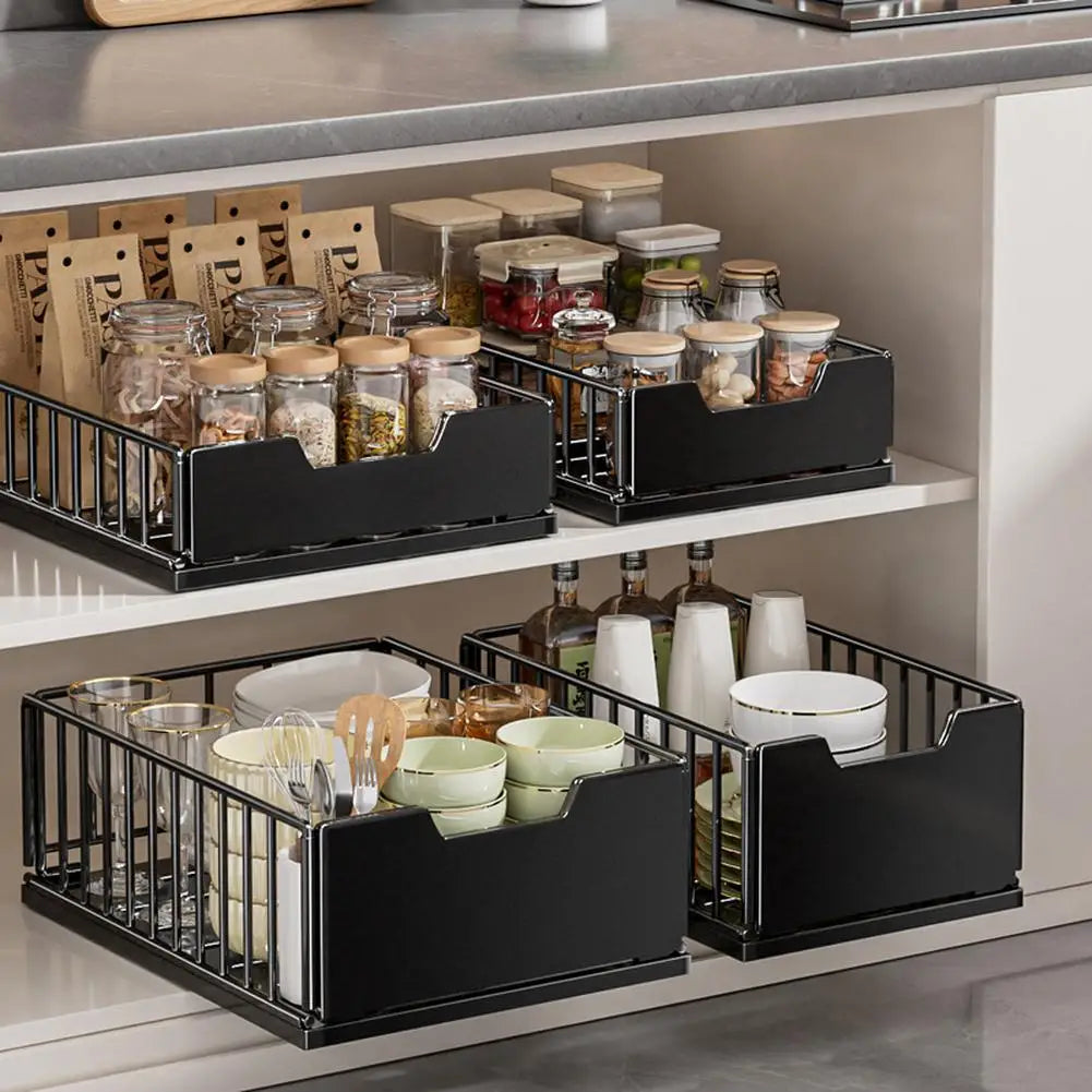 Foldable Slide Out Cabinet Organizer