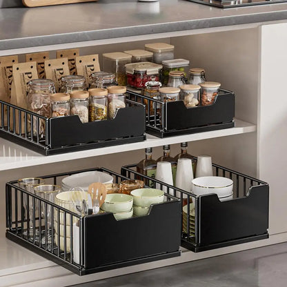 Foldable Slide Out Cabinet Organizer