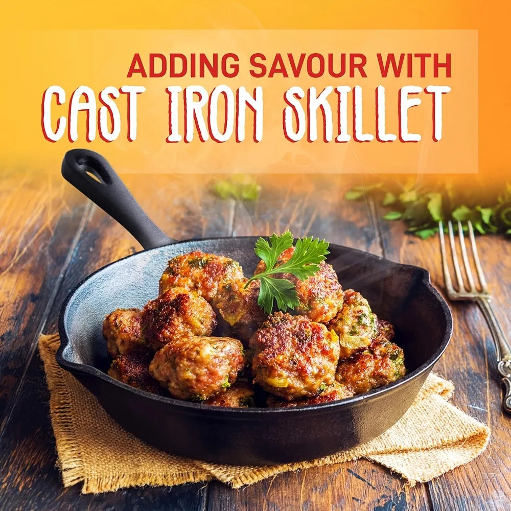 Pre-Seasoned Cast Iron Skillet Set