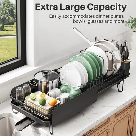 Expandable Stainless Steel Dish Drying Rack
